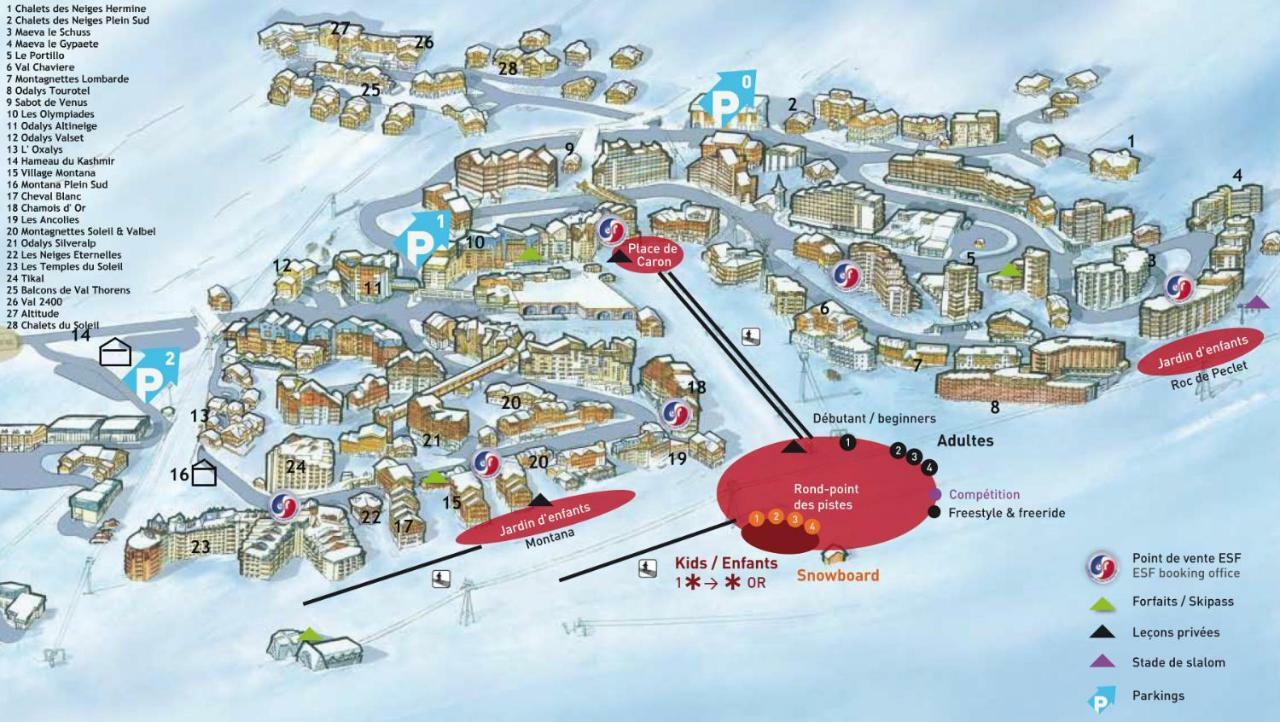 Chez Carole Et Arnaud Apartamento Val Thorens Exterior foto